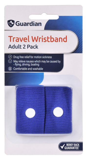 Guardian Acupressure Nausea Wristband Adult 2 Pack