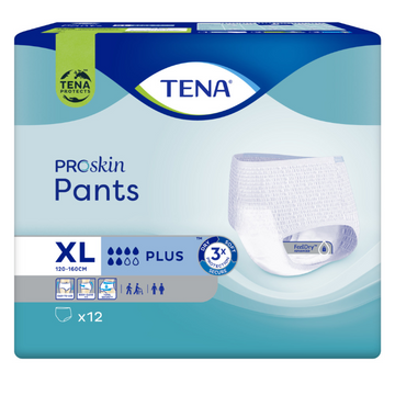 Tena Pants Plus Extra Large 12 Pack