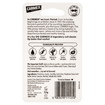 Carmex Classic Lip Balm Jar 7.5g