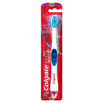 Colgate 360° Optic White Sonic Power Toothbrush Medium 1 Each