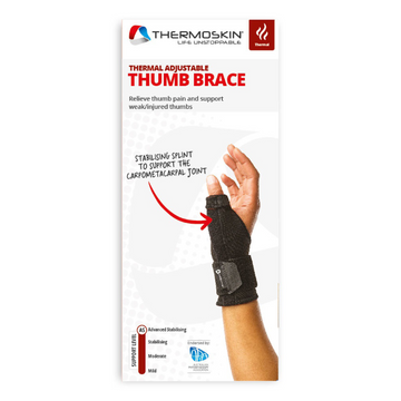 Thermoskin Thermal Adjustable Thumb Brace Black 1 Each