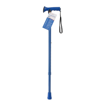 SurgiPack Adjustable Walking Stick Aluminium Blue 1 Each