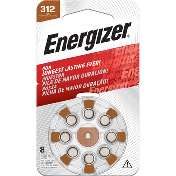 ENERGIZER Hearing Aid S2312 Batteries 8 Pack