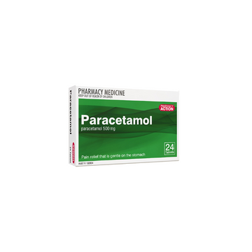PHARMACY ACTION Paracetamol 24 Tablets