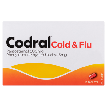 CODRAL® Cold & Flu 10 Tablets
