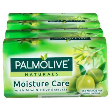 Palmolive Naturals Aloe & Olive Extracts Bar Soap 4 Pack