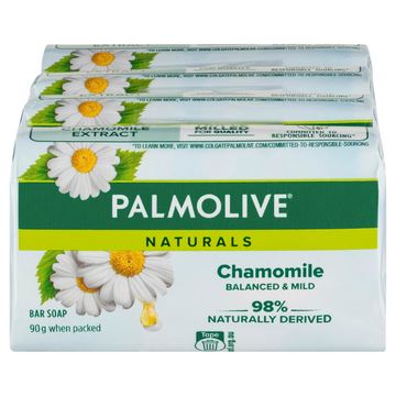 Palmolive Naturals Chamomile Extracts Bar Soap 4 Pack