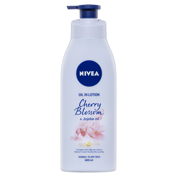 NIVEA Oil in Lotion Cherry Blossom & Jojoba Oil 400mL