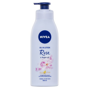 NIVEA Oil in Lotion Rose & Argan Oil 400mL