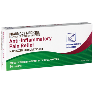 PHARMACY HEALTH Anti-Inflammatory Pain Relief 24 Tablets
