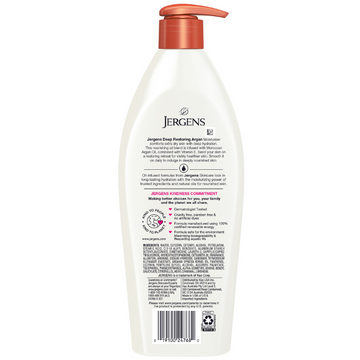 Jergens Oil Infused Deep Restoring Argan Moisturiser 496mL