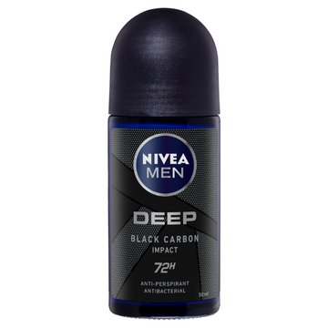 NIVEA Men Deep Black Carbon Anti-Perspirant 50mL