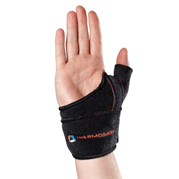 Thermoskin Sport Adjustable Thumb Wrap Left L/XL Black 1 Each