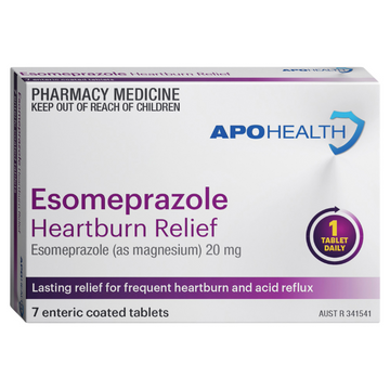 APO HEALTH Esomeprazole 20mg Blister Pack 7 Tablets