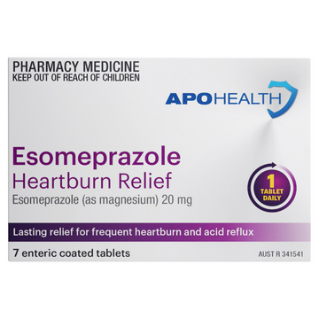 APO HEALTH Esomeprazole 20mg Blister Pack 7 Tablets