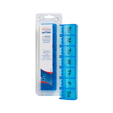 SurgiPack Safe-T-Dose 7 Day Medication Organiser 1 Each