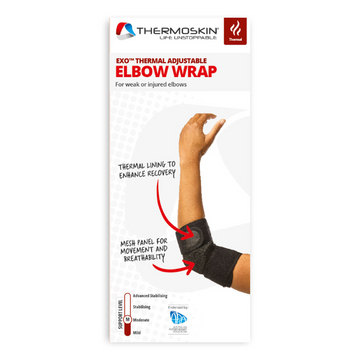 Thermoskin Adjustable Elbow Wrap Black 1 Each