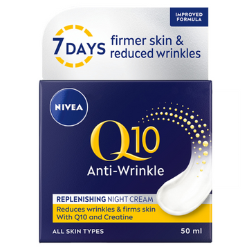 NIVEA Q10 Anti-Wrinkle Replenishing Night Cream 50mL