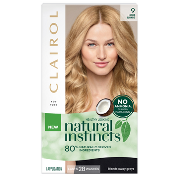 Clairol Natural Instincts 9 Light Blonde 1 Pack