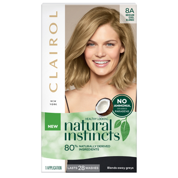 Clairol Natural Instincts 8A Medium Cool Blonde 1 Pack