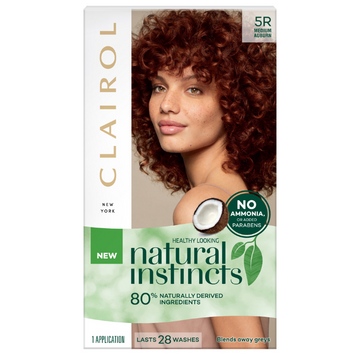 Clairol Natural Instincts 5R Medium Auburn 1 Pack