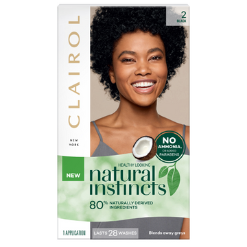 Clairol Natural Instincts 2 Black 1 Pack