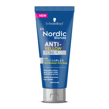 Schwarzkopf Nordic Blonde Anti-Yellow Toner 200mL