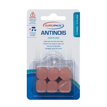 SurgiPack 6244 Ear Plugs Antinois 1 Pair