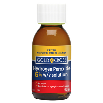 GOLDX Hydrogen Peroxide 6% 100mL