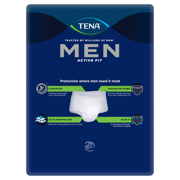 Tena Men Active Fit Pants L/XL 8 Pack