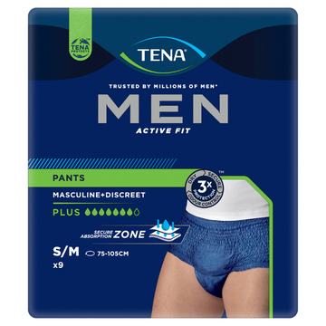 Tena Men Active S/M 7 Drops 9 Pack