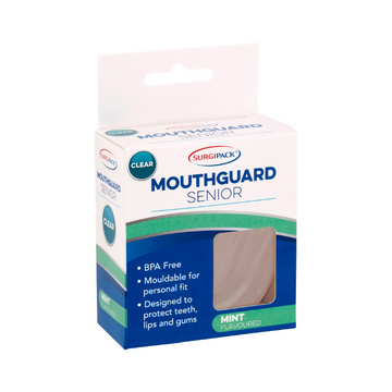SurgiPack Mouthguard Senior Clear Mint 1 Each