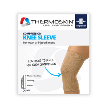 Thermoskin Compression Knee Sleeve Small Beige 1 Each