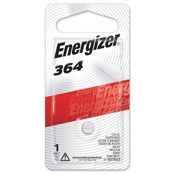 ENERGIZER 364 Silver Oxide Watch Battery 1 Each
