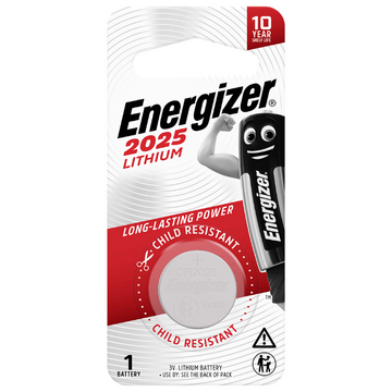 ENERGIZER 2025 Lithium Coin Battery 1 Each