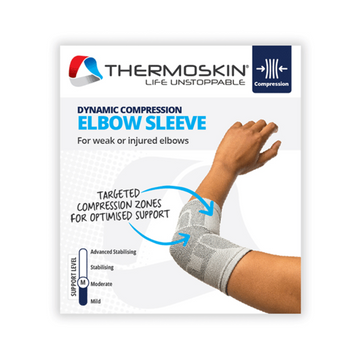 Thermoskin Dynamic Compression Elbow Sleeve L/XL Grey 1 Each