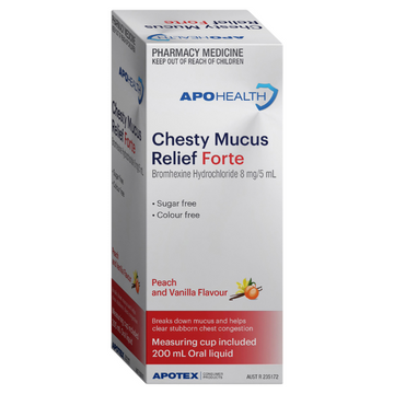 APO HEALTH Chesty Mucus Relief Forte Bottle 200mL
