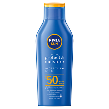NIVEA SUN Protect & Moisture Moisture Lock SPF50+ Sunscreen 400mL