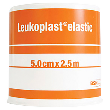 Leukoplast 01072-00 Elastic Rubber Tapes 5cm x 2.5m 1