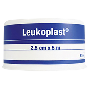 LEUKO Leukoplast Waterproof Rubber Tapes 2.5cm x 5m 1 Each