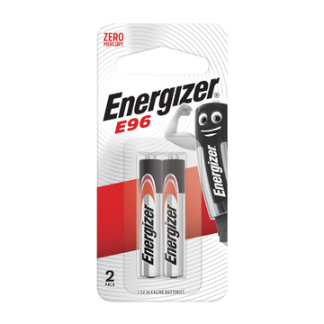 ENERGIZER E96 1.5V Alkaline Batteries 2 Pack