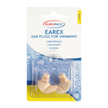 SurgiPack 6248 Earex Swimming Ear Plugs 1 Pair