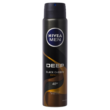 NIVEA Men Deep Black Carbon Espresso Anti-Perspirant 250mL