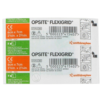 OPSITE Flexigrid 6cm x 7cm 100 Pack