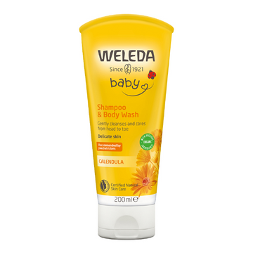 Weleda Calendula Shampoo and Body Wash 200mL