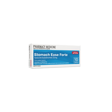PHARMACY ACTION Stomach Ease Forte 20mg 10 Tablets