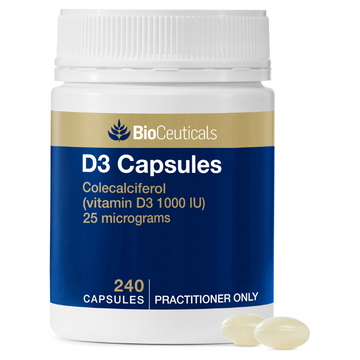 BIOCEUTICALS D3 Capsules 240 Capsules