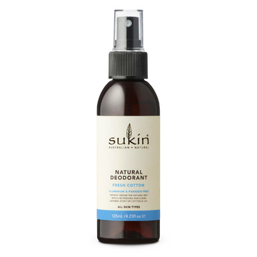 Sukin Natural Deodorant Fresh Cotton 125mL