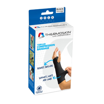 Thermoskin Tubular Compression Bandage Large Black 1 Each