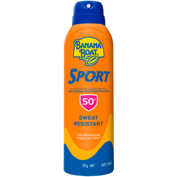 Banana Boat Sport SPF 50+ Clear Spray Sunscreen 175g